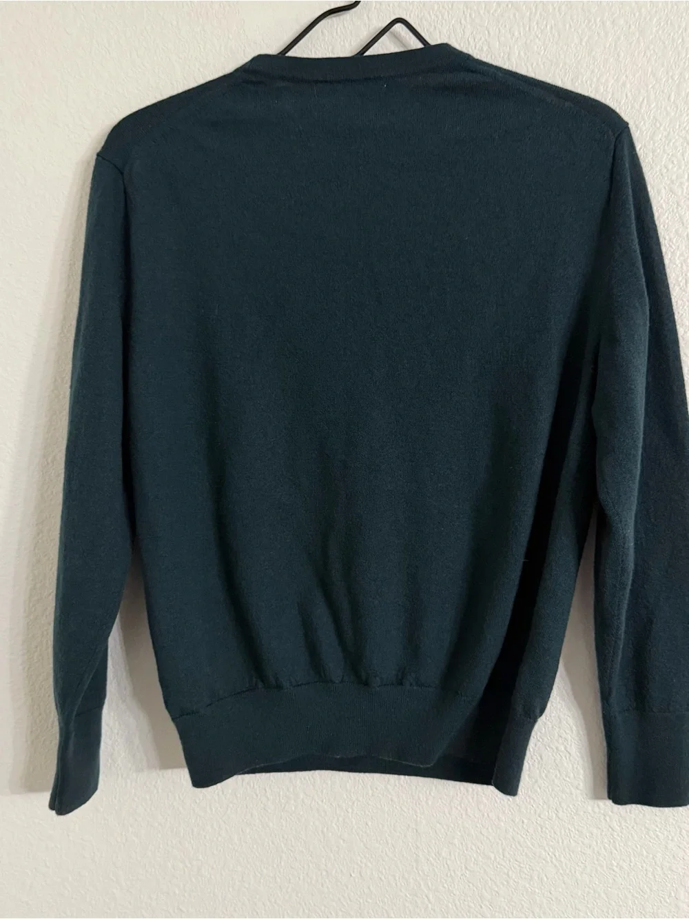 Banana Republic Men’s Dark Green Crewneck Sweater Merino Wool